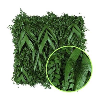 Imagem de Jardim Vertical Preservado Variada - Placa 50x50 - Pense Flores