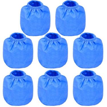 Imagem de Sacos de filtro de pano VRC2 para aspiradores de pó molhado/seco de 1,5 a 3,2 galões - Também serve para Armor All AA155 AA256 AA255 2,5 galão Shop VAC - Pacote com 8