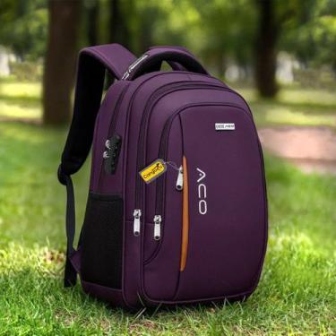 Imagem de Mochila Bolsa Masculina Feminina Notebook Anti Furto Reforçada Escolar