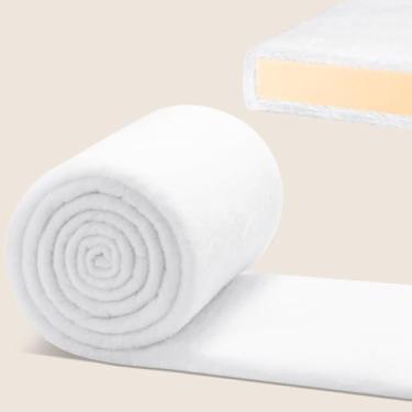 Imagem de PAROLL Rolo de espuma de poliéster para estofamento de 2,5 cm de espessura 260 g/m², 91 cm de largura x 5 jardas