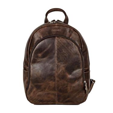 Imagem de Mochila Executiva Couro Bovino Unissex Wembley Wood Café - STORVE