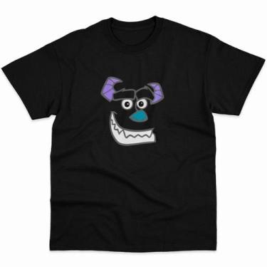 Imagem de Camiseta Masculina Estampada Animação Desenho Streetwear Monstros T-sh