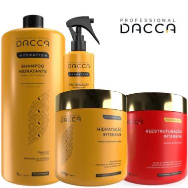Imagem de Kit Hidratação Cauterização Profissional 4 Produtos - Dacca Profession