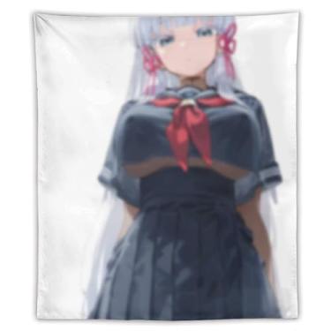 Imagem de LIEGBMEU Sexy Bikini Hot Anime Girl Tapeçaria 127.0 cmx152.4 cm Interior Exterior Wall Quilt Art Decoração de Tapeçaria Caprichosa, AE14