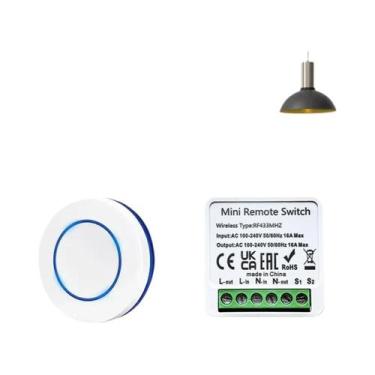 Imagem de Interruptor Inteligente RF De 2 Vias 433MHz Controle Remoto Sem Fio 16