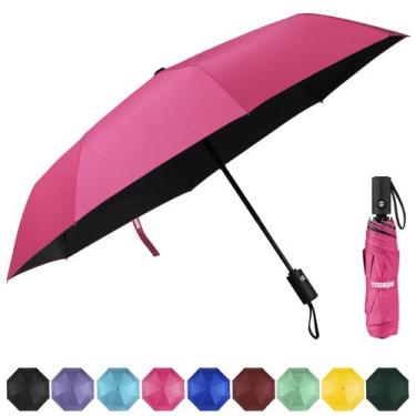 Imagem de Guarda-chuva de viagem Yoobure à prova de vento com proteção UV