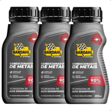 Imagem de Kit 3 Aditivo Condicionador De Metais Bardahl Carro E Moto