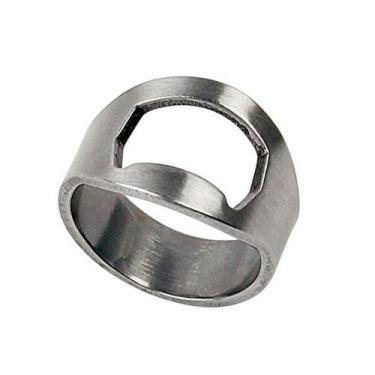 Imagem de Anel Inox Abridor de garrafas tamanho aro interno 22 milimetros (2,2 c