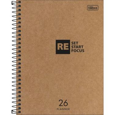 Imagem de Tilibra - Planner Espiral Kraftwork 17,7 x 24 cm 2026 - Reset