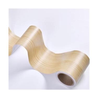 Imagem de TsoLay Adesivo de parede autoadesivo de 10 m, papel de parede com borda de PVC, impermeável, adesivo de borda de papel de parede para casa, escritório, hotel, decoração DIY