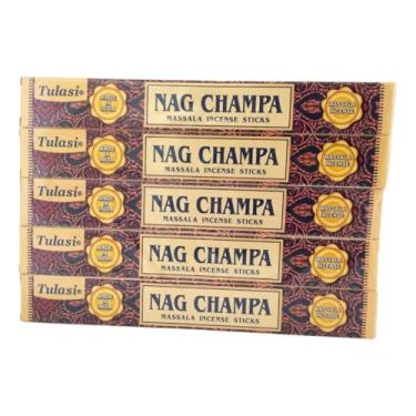 Imagem de Incenso Indiano Tulasi Massala Nag Champa 10 Caixas