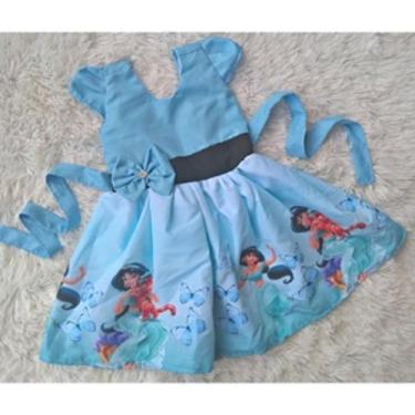Imagem de Vestido Infantil Temático Simples Jasmine - EDYNHOKIDS, 01 ANO A 02 AN