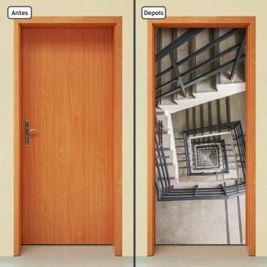 Imagem de Adesivo Decorativo de Porta - Escadas - 1332cnpt - Allodi