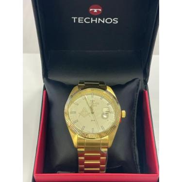 Imagem de Relógio Technos Exclusivo Maçonaria Riviera 2317ag/1x