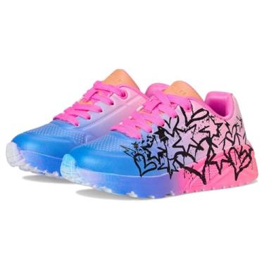 Imagem de Skechers Tênis feminino Uno Lite 310368l (criança pequena), Multi, 3.5 Big Kid