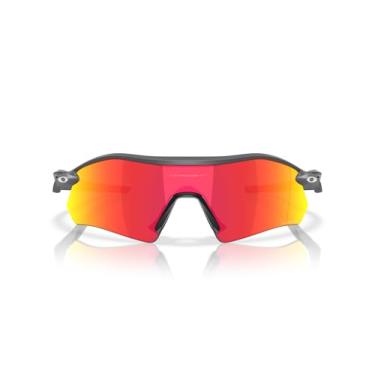 Imagem de Óculos de Sol Oakley Radar Plate 0OO9495D 949503 Tam 36 / Cinza Escuro - Lentes Prizm Ruby