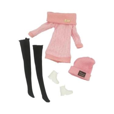 Imagem de Roupas Para Bonecas Finas De 30cm Para Meninas, Suéter Casual Diário, 