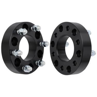 Imagem de IRONTEK Espaçadores de roda de 6 x 135 mm a 6 x 139,7 mm, espaçadores forjados reais de 1,5 polegadas com furo de cubo de 87,1 mm pinos M14x2 aptos para Ford Expedition/2004-14 F-150, para Lincoln