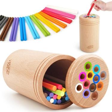 Imagem de Brinquedos Montessori SMALL FISH para crianças de 1 a 3 anos com perma