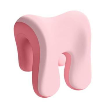 Imagem de Generic Cadeira de escritório, apoio ao pescoço cochilando travesseiro de dormir ergonômico cadeira leve cadeira de descanso de travesseiro de cabeça de apoio, Rosa Duplo