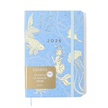 Imagem de AGENDA PLANNER CICEROS 2026 ORIGENS SEMANAL 14X21 AQUA AZUL