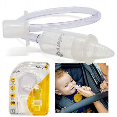 Imagem de Aspirador Nasal Para Bebê Safety Infantil Limpeza Nariz RN