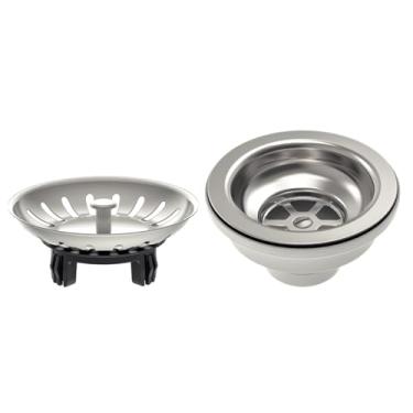 Imagem de Válvula Tramontina Econômica 4 1/2" sem Escape em Aço Inox Polido e Polipropileno para Pias e Cubas