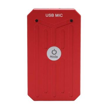 Imagem de Zopsc Microfone USB Com Cancelamento de Ruído de IA, Captação Omnidirecional de 360 ​​°, 192KHz 24bits para Podcasting, Streaming, Jogos, Chamadas de zoom. (Vermelho chinês)