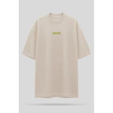 Imagem de Camiseta Oversized Shatark Pac Man - Off White-Masculino