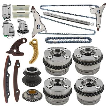 Imagem de 2760503900 Kit de corrente de distribuição do motor Kit de roda dentada de válvula variável compatível com Mercedes Benz GLK350 ML350 E350 GL450 E400 3.0L 3.5L M276-SERIES com número de 30129269