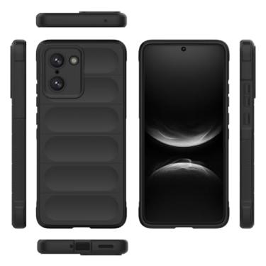Imagem de Capa compatível com OnePlus Nord CE5, compatível com OnePlus Ace 5 Racing TPU capa protetora de silicone macio preta