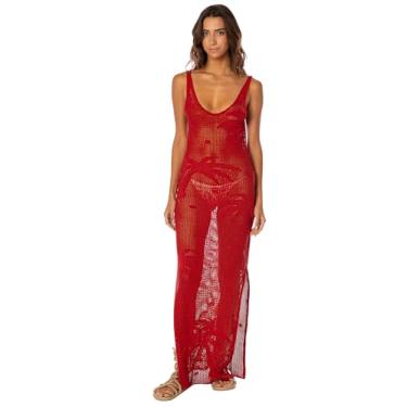 Imagem de Maaji Vestido longo feminino, Vermelho brilhante, P