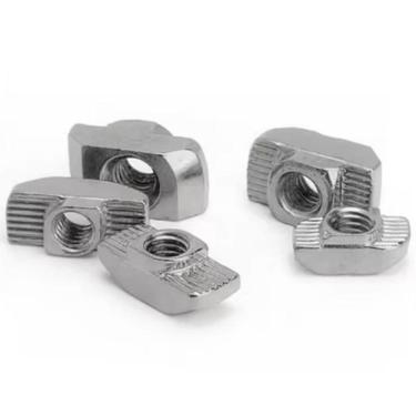 Imagem de Kit Porcas Cabeça De Martelo 15 Peças M8 Ranhura Em T