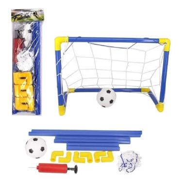 Imagem de 10X Goleira Mini Trave De Futebol Esportes E Jogos Chute Ao