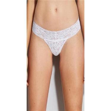 Imagem de Calcinha Fio Dental De Renda Happy Hope Lingerie - Ref. L3773, Branco,