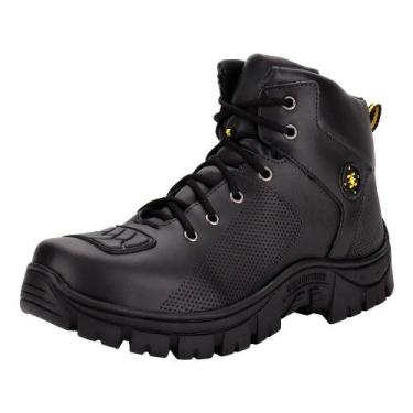Imagem de Bota masculina coturno bkarellus 9903, Preto, 40