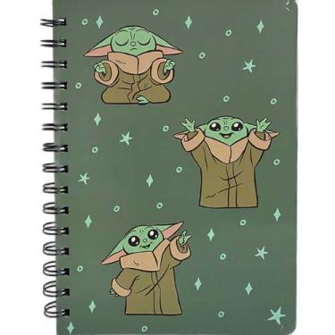 Imagem de Caderno Capa Dura 20cm 80 Folhas A5 Grogu Baby Yoda - Culturama