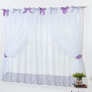 Imagem de CORTINA REBECA 2 METROS LILÁS