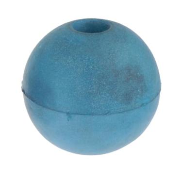 Imagem de YIJU Boia de corda flutuante, bóia de bola, 15 cm, marcador de pesca em águas profundas, âncora de caiaque, flutuador para canal marítimo, de natação, Azul