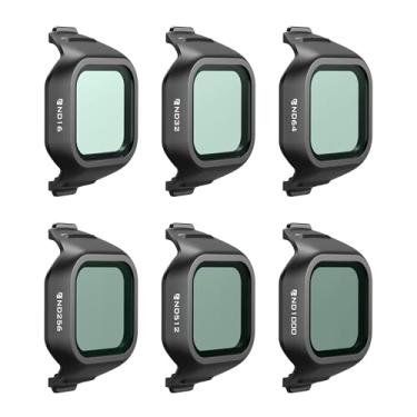 Imagem de Freewell Pacote com 6 filtros ND para DJI Mini 5 Pro – ND16, ND32, ND64, ND256, ND512 e ND1000 – Controle de luz total para filmagens aéreas cinematográficas