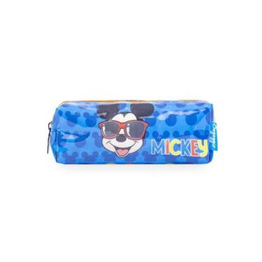 Imagem de Estojo Escolar Masculino Mickey Azul - Disney, U