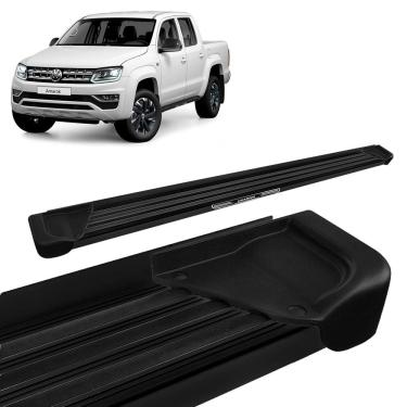 Imagem de Estribo Lateral Amarok CD 2010 a 2023 Alumínio Preto A1 Com 