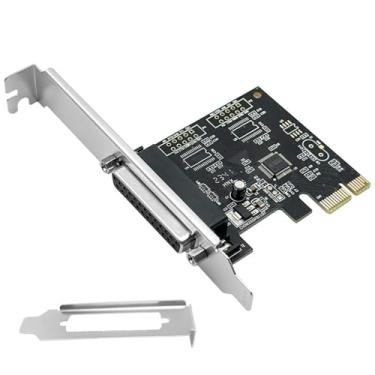 Imagem de Cartão adaptador paralelo PCIE com suporte de defletor baixo PCI-Express x4 x8 x16 2,5Gb/s Full-Duplex Channel para scanner de impressora