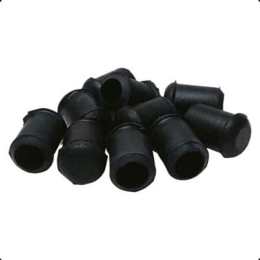 Imagem de Ponteira Pé Cadeira Redonda Borracha 1" 20 Pçs - Forsan