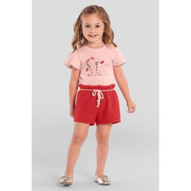 Imagem de Conjunto infantil menina de coelhinho Mundi