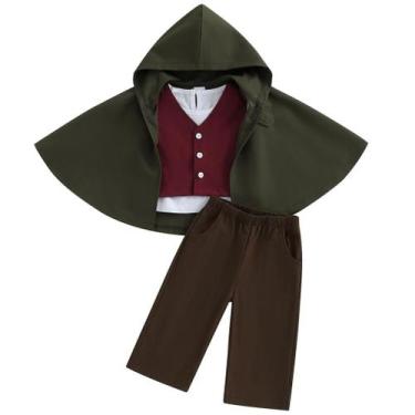 Imagem de Conjunto de trajes medievais de Halloween para meninos infantis Canis