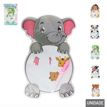 Imagem de Lousa de Desenho Acqua Animais - Tudo em Caixa