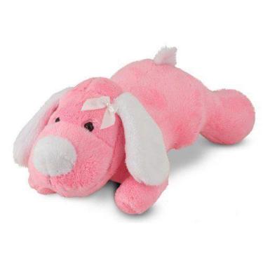 Imagem de Cachorro Mimo de Pelúcia Rosa 25 cm Antialérgico - CTX