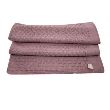 Imagem de Manta para Bebê Trabalhada - Kowak, Rosê