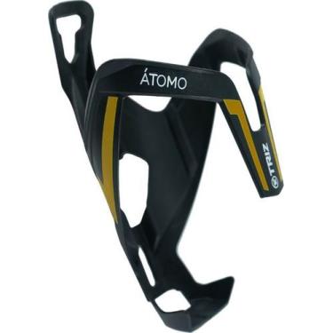 Imagem de Suporte em Fibra de Carbono Preto e Dourado - Triz